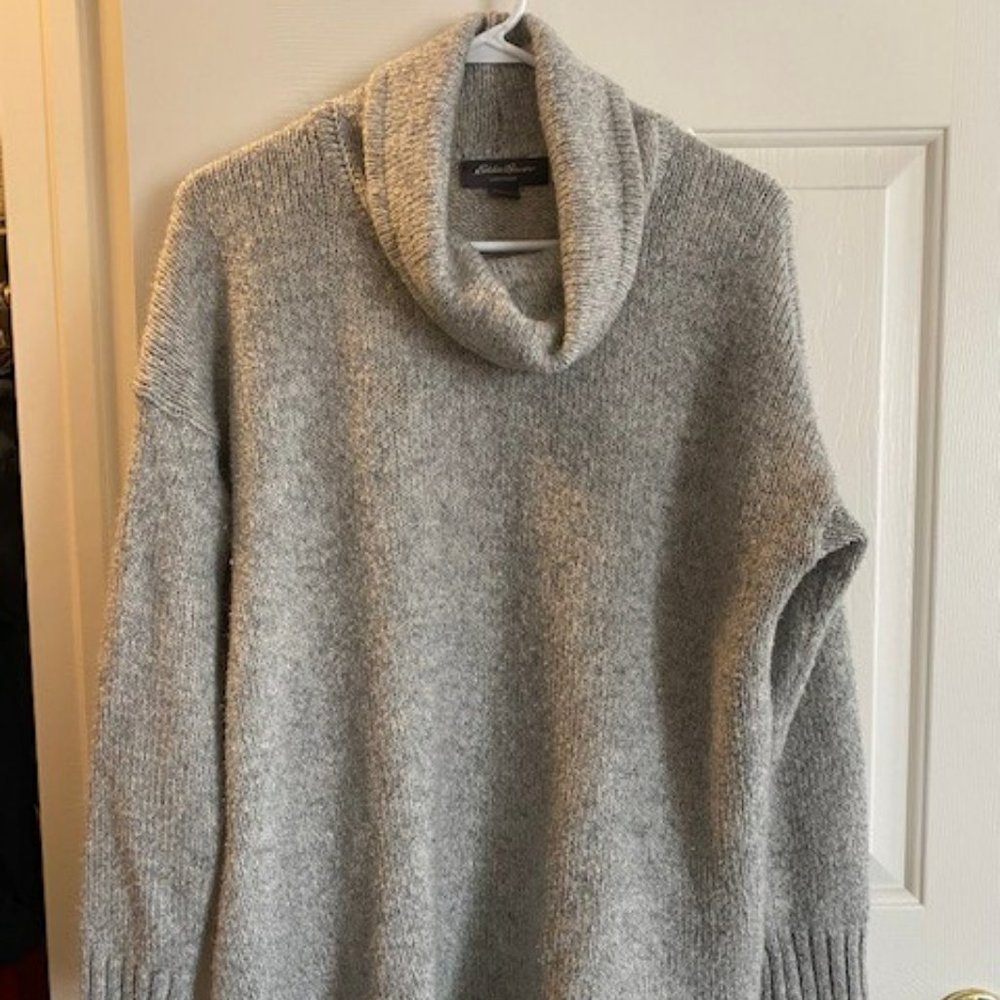 Knit Cowl-Neck Sweater